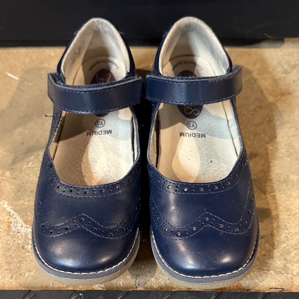 FootMates Navy Dress Shoes for Kids